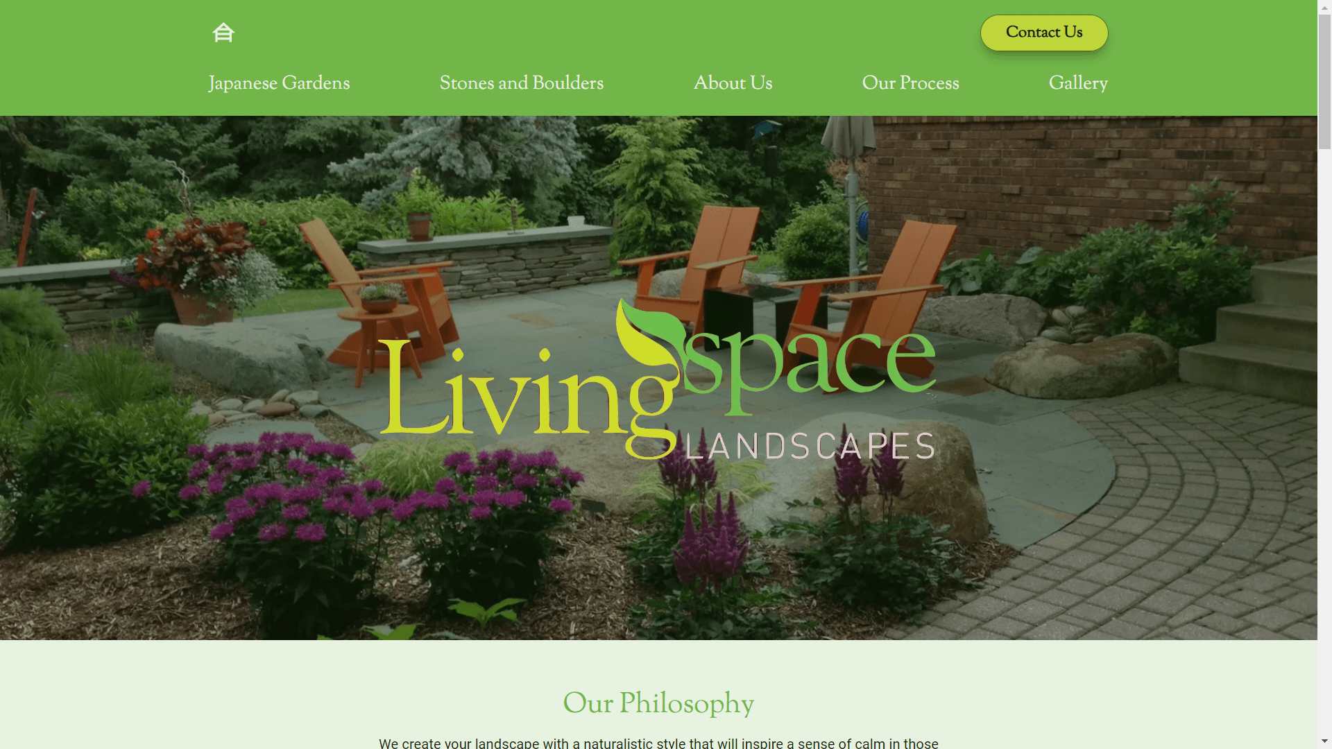 Living Space Landscapes Website